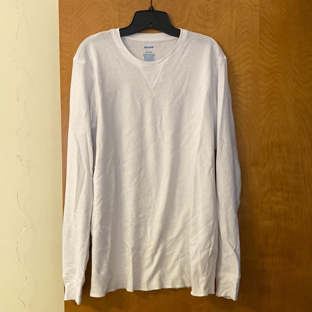Men’s white long sleeve
